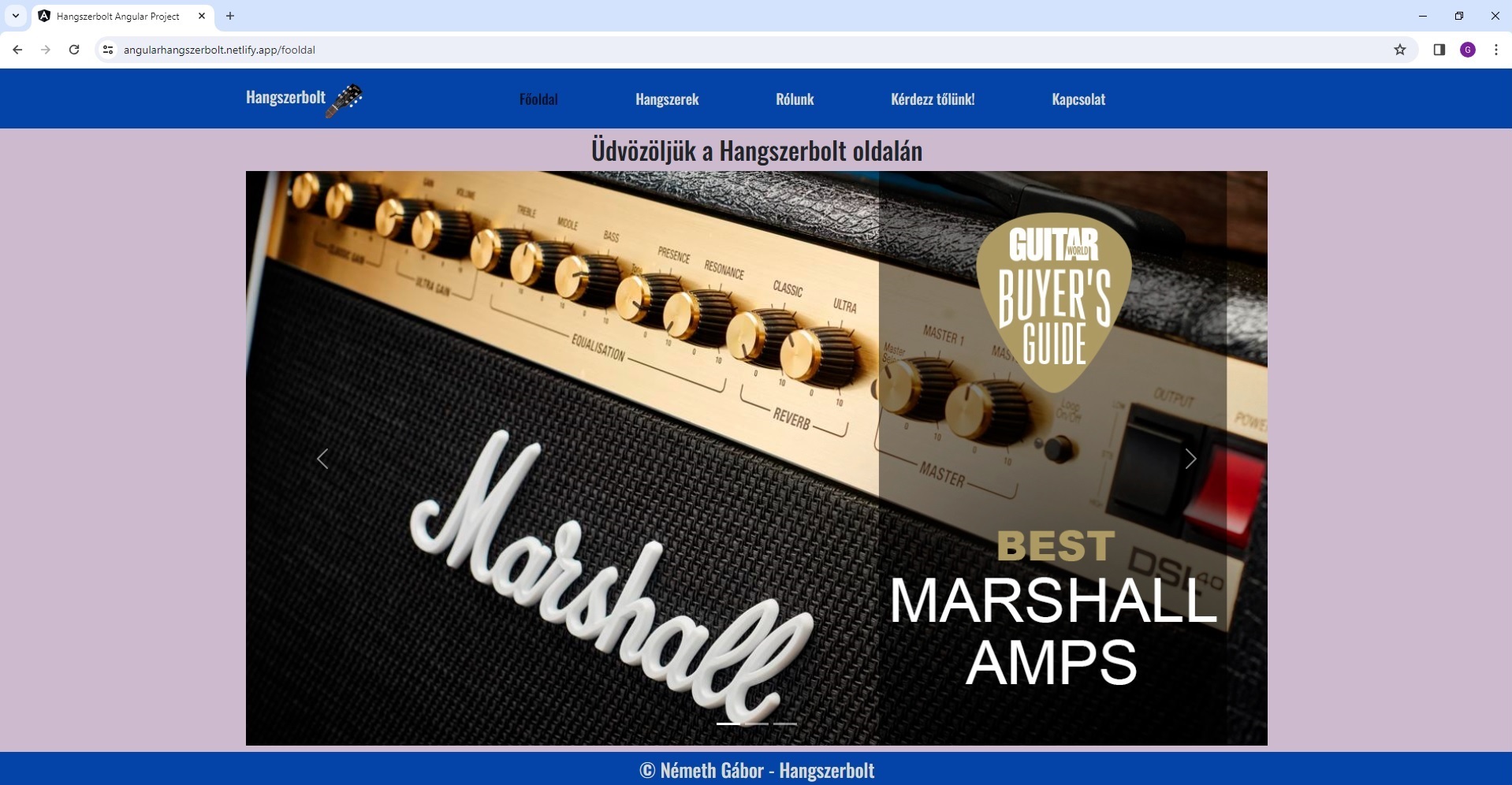 AngularHangszerbolt